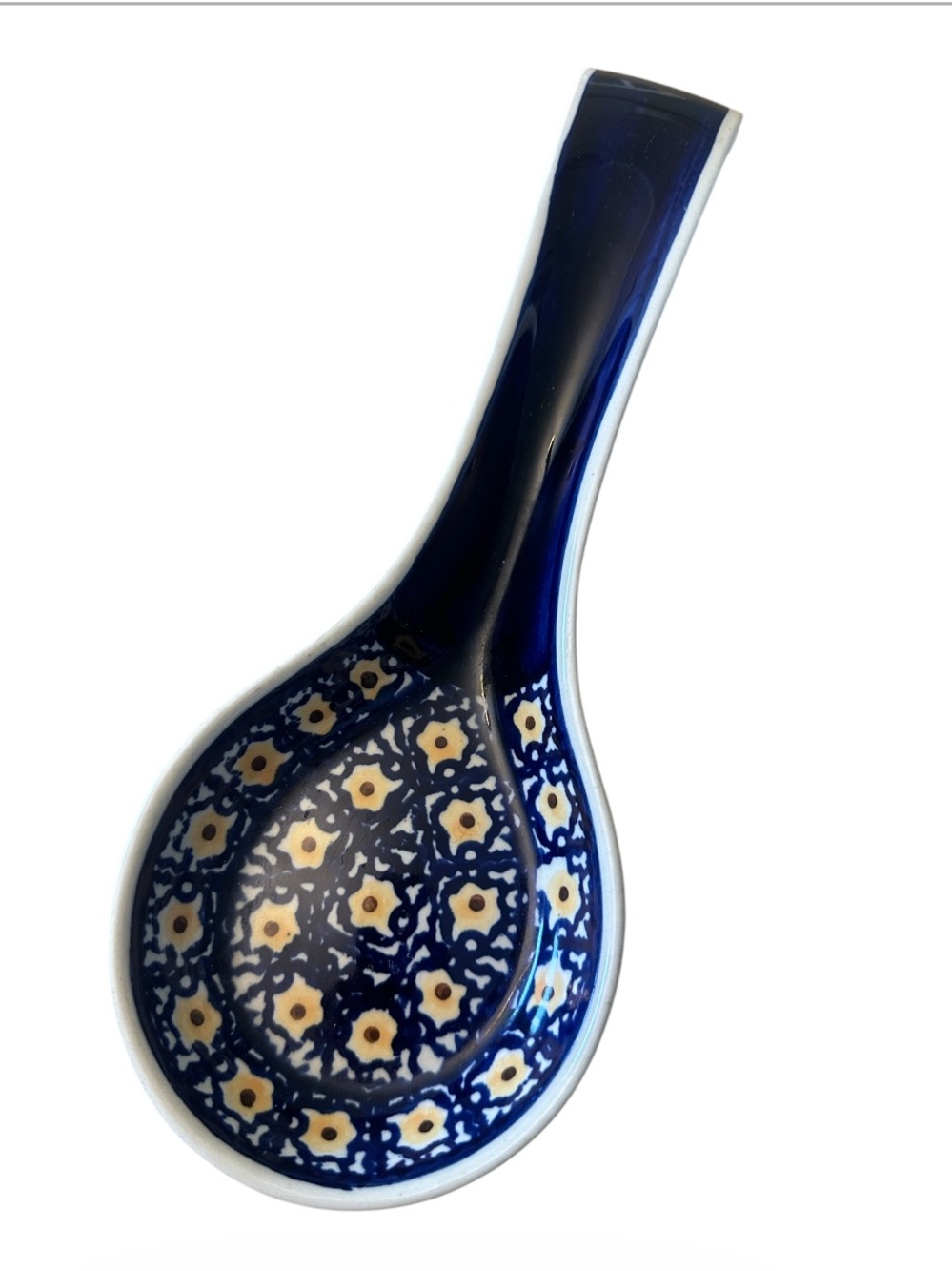 BOLESLAWIEC Polish Pottery spoon rest